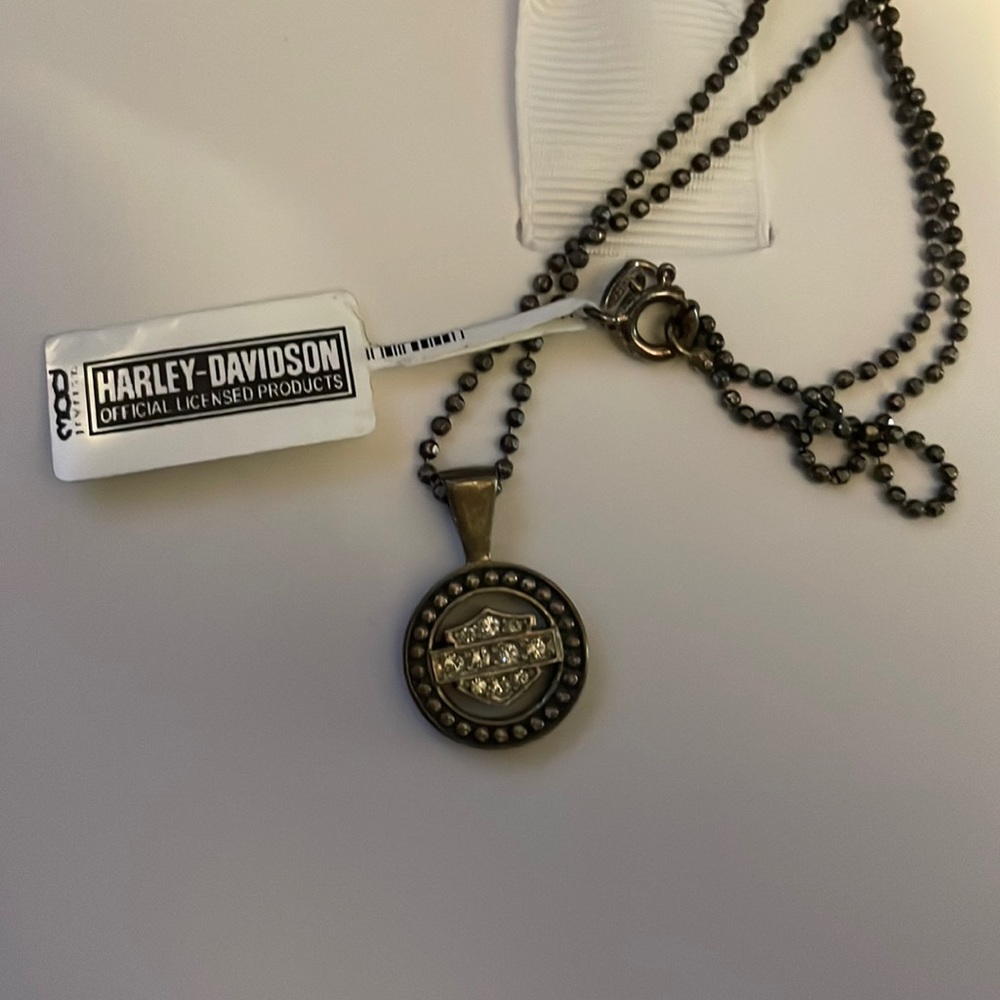 🧡🖤HARLEY DAVIDSON 18” necklace